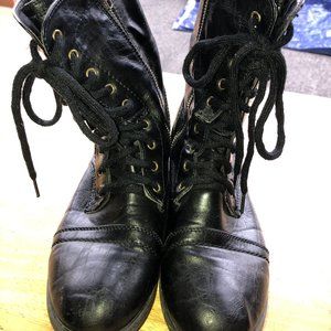 Madden Girl Trixie Combat Boots